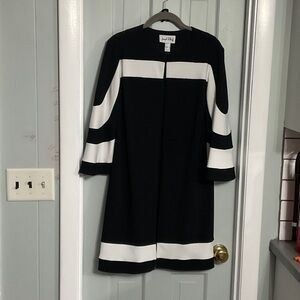 Joseph Ribkoff  Black and White Long Sleeve jacket